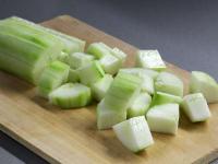 Peel the cucumber and cut into pieces....