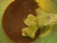 Beat the butter with sugar in a larger bowl. Add...