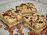 Decorate the top with a chocolate topping and...