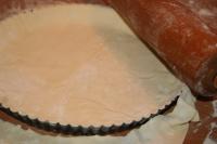 Hint: use a rolling pin to cut off the excess...