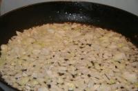 Remove out the bacon greaves into the bowl. Saute...