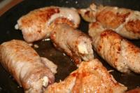 ...heat oil and cook them for a while....