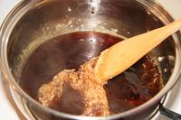 Pour coffee into the prepared caramel. Cook until...