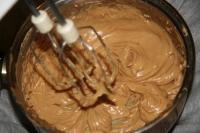 Beat softened butter with cool pudding and add...