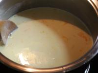 Prepare the filling by making pudding and adding...