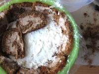 Put the cream cheese filling in the middle of the...
