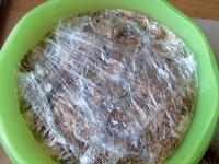 Sprinkle the whole built cake with minced nuts and...
