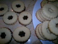 Spread damson cheese over the bottom part and...