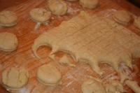 Again use a rolling pin to spread the dough until...