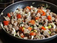 Add chopped coriander, leek and tomatoes. Turn the...