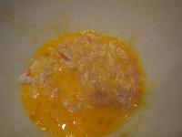 Whip the eggs and dip the cuttlets from both...