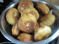 Put the fried dumplings in a bowl on the bottom of...