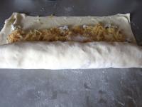 Roll the pastry. Brush uncovered edge with beaten...