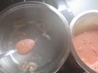 In pot bring to boil water with salt and use a...