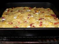 Remove aluminium foil 5 minutes before baking is...