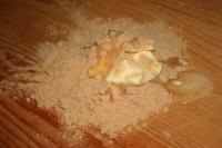 Mix with soft butter....
