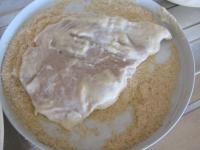 Remove cutlets from marinade but try to keep as...