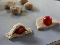 Use the leftovers to create eyes, simply cover...