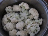 Cook cauliflower in water....