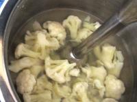 Mix it with an immersion mixer, not completely...