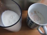 Mix the yeast with the sugar in warm milk and let...