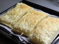 When the pastry is cool, cut it carefuly into...