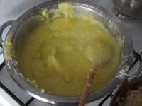 ... when the potatoes blow - bubbles appear on the...