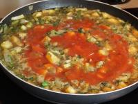 Add a little tomato paste mixed in the wine. Cook...