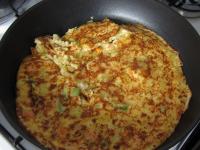 Put it from the plate back on the pan and bake...