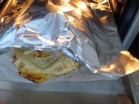 Bake meatloaf in preheated oven at 180 - 375°F...