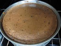 Do not take the cake from the oven after baking....