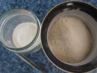 Grind the sugar in a coffee grinder (not...