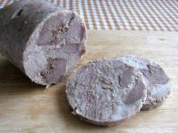 Slice the head cheese and serve with bread and...