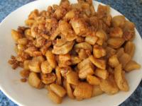 From mentioned quantity of bacon you get about 450...