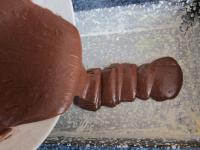 Mix flour with one teaspoon of baking powder in...