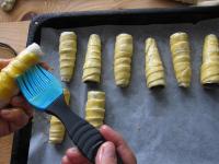 Beat the eggs and divide egg yolks and whites. Set...