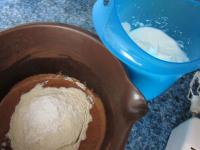 Beat egg whites until stiff peaks form. Mix egg...