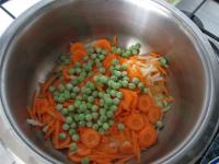 Drop vegetables in the butter and cook them for a...
