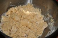 In the bowl mix together flour, sugar, baking...