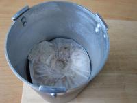 After the mentioned time, take the ham cooker out...
