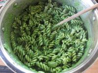 Cook pasta in salted water, drain and mix with...
