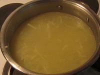 Pour on hot water into the sausepan and cook until...