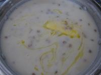Finally add butter and mix until melted....