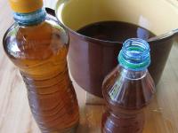 Let the finished syrup to cool and pour into clean...