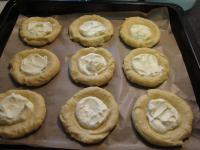 Place cream cheese filling in the centre of...