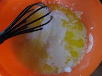 Mix the yolks, eggs, flour and sugar well. Mix...
