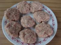 Shape the meat mixture into higher, round...