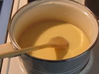 Cook a thick custard from the milk, sugar and...