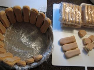 Preparation of sponge-biscuits