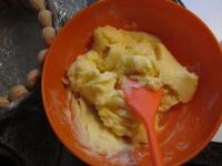 Incorporate cooled custard into the butter....
